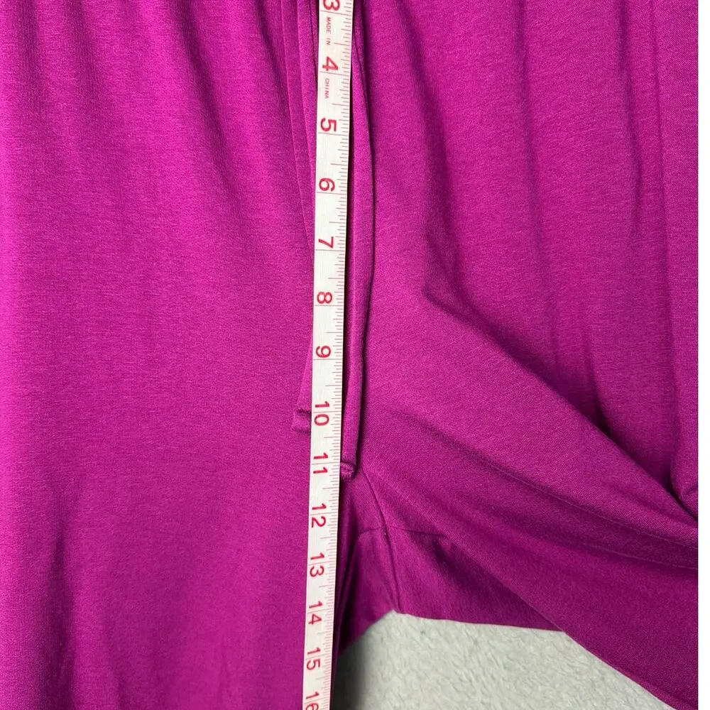 Eileen Fisher Cozy Brushed Terry Hug Joggers Size XL Orchid NWT Plus Size Luxury